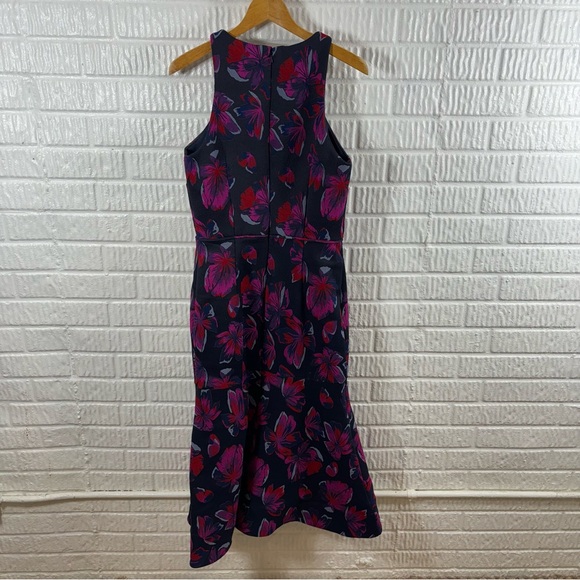 JS Collections Mermaid Jacquard Midi Dress size 6 - Picture 3 of 5
